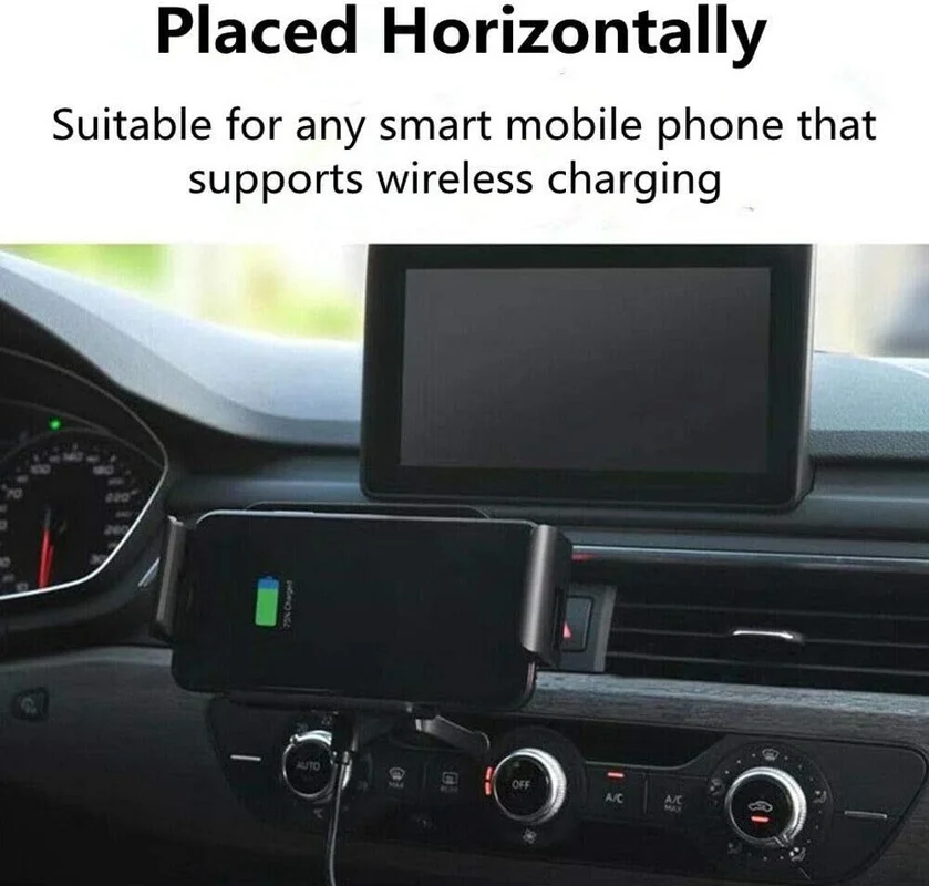 15w qi wireless car charger mount holder for samsung z fold 2 3 galaxy s21 ultra xiaomi iphone 12 pro oneplus 9 fast car charger free global shipping