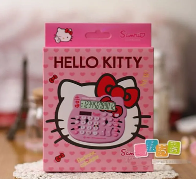 

New Cute Cartoon Basic Electronic Calculator 12 Digitals