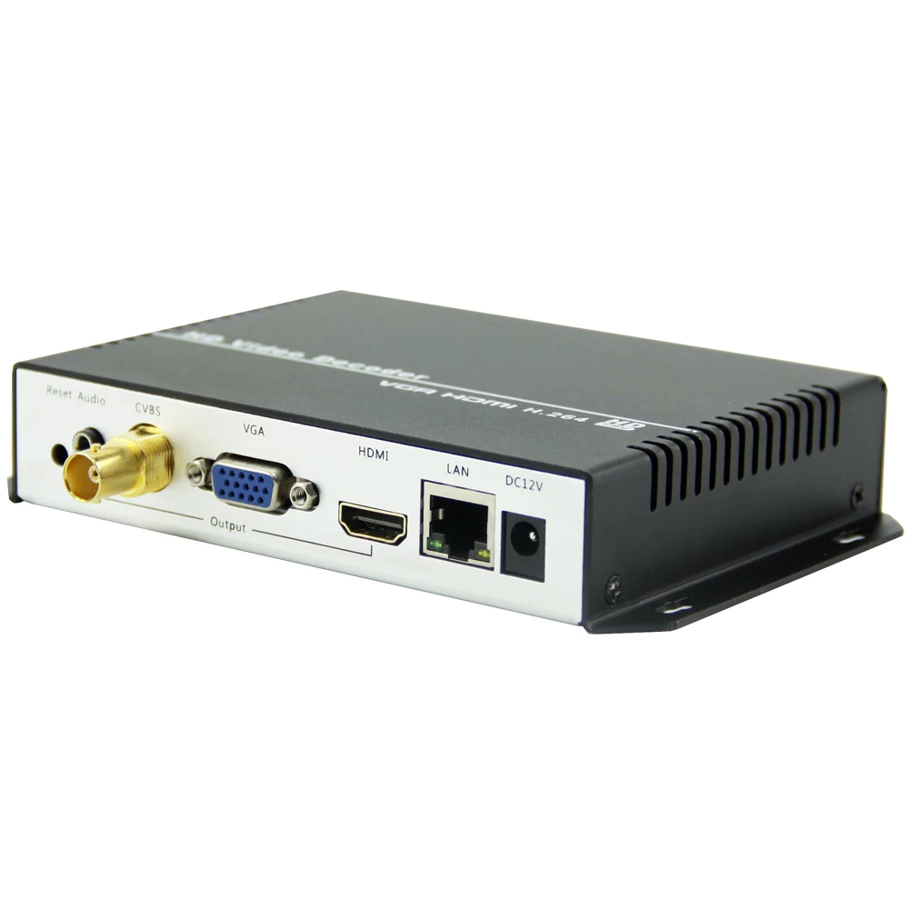 UHD 4K H.265 H.264 HDMI VGA CVBS декодер HD SD видео аудио IP потоковый декодер HTTP RTSP RTMP UDP HLS к HDMI VGA CVBS приемник