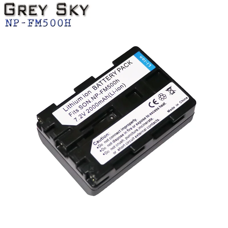 2000 мА/ч NP-FM500H NP FM500H Камера Батарея Замена для Sony A57 A58 A65 A77 A99 A550 A560 A580 | Электроника