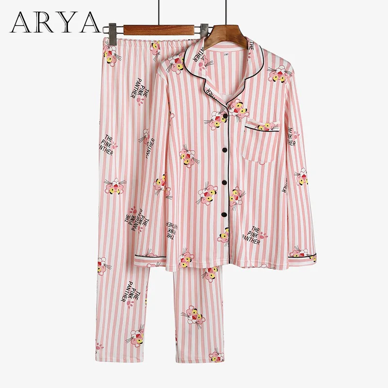 Коллекция 2019 года Женская домашняя одежда ARYA Хлопковые женские штаны с длинным