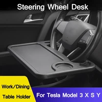 2021 new for tesla model 3 modelxs model y portable car steering wheel laptop computer desk mount stand seat table