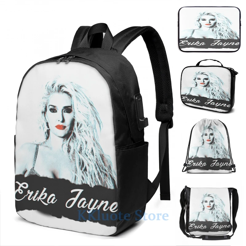 Рюкзак Erika Jayne с забавным графическим принтом нейлоновая сумка для выступлений USB