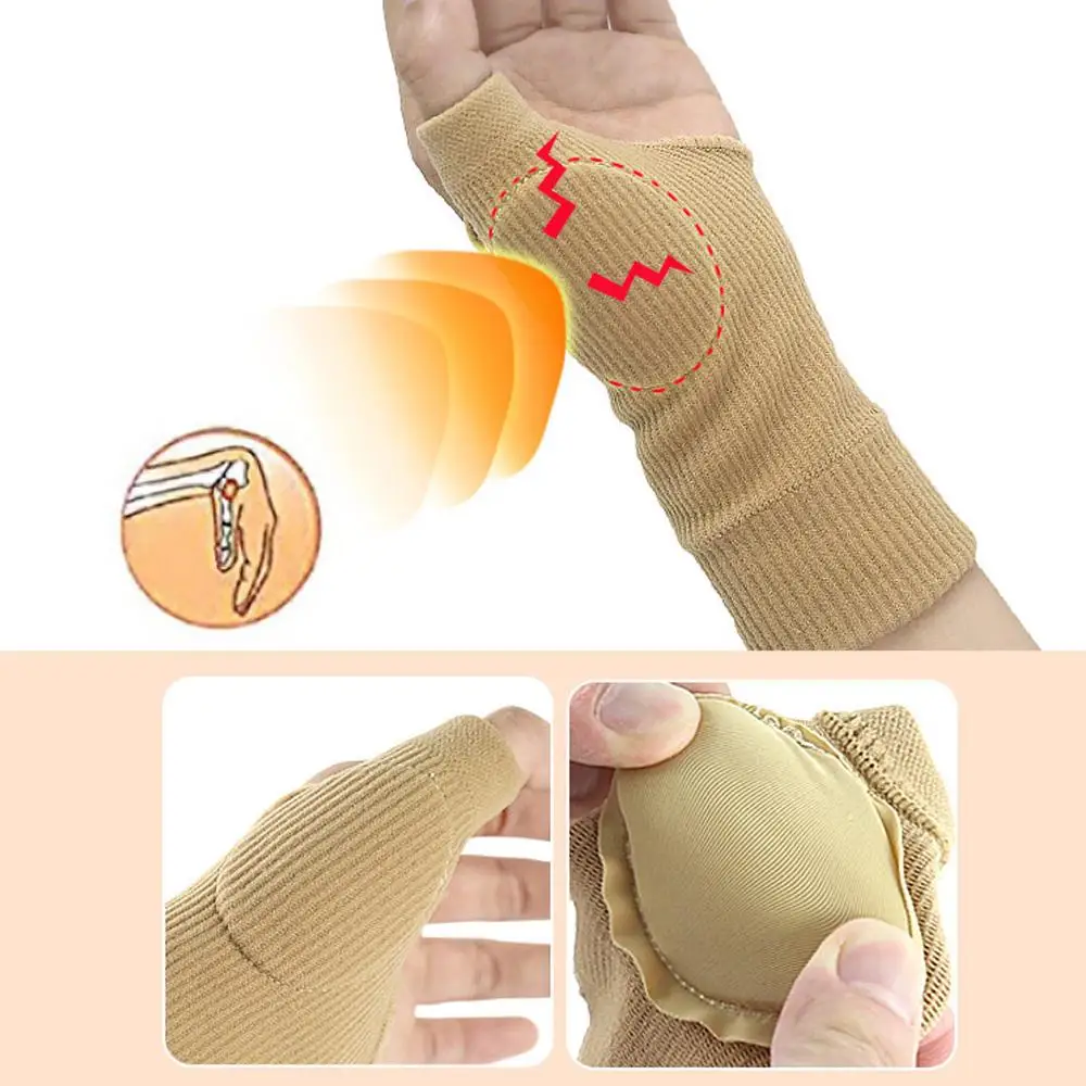 

Tcare 1Pair Tenosynovitis Brace Medical Bandage Stabiliser Thumbs Splint Pain Relief Hands Care Wrist Support Arthritis Therapy