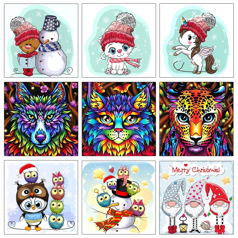 

2020 Алмазная 5D Вышивка «сделай сам», животное, маленький кот, полный набор, Алмазная мозаика, милая кошка, круглая алмазная живопись, наборы д...