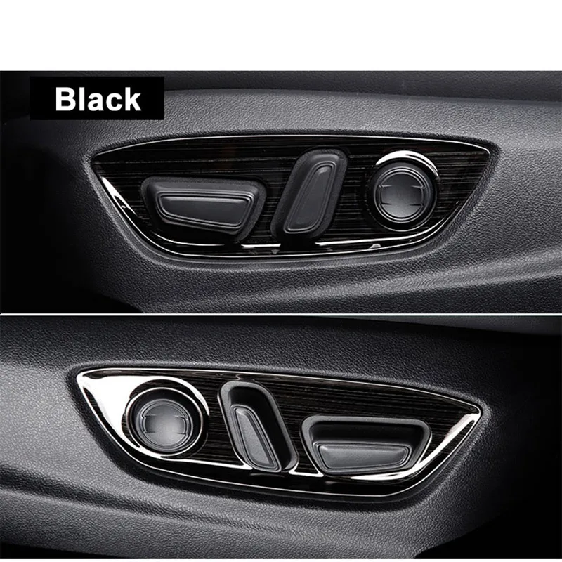 

For Toyota Camry XV70 2018 2019 2020 Stainless Steel Car Seat Adjusting Switch Knob Panel Cover Decoration Sticker Accessories