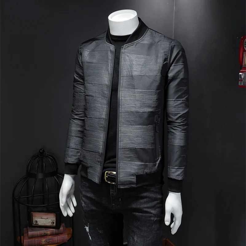 Бомбер мужской с цветочным принтом повседневная винтажная куртка на молнии