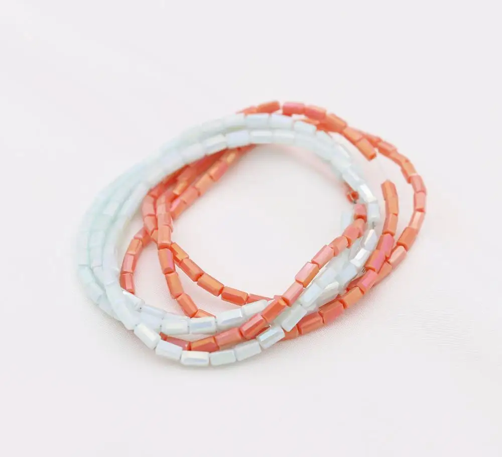 2*4 мм 100 шт. кубические цветные бусины из хрустального стекла аксессуары сделай