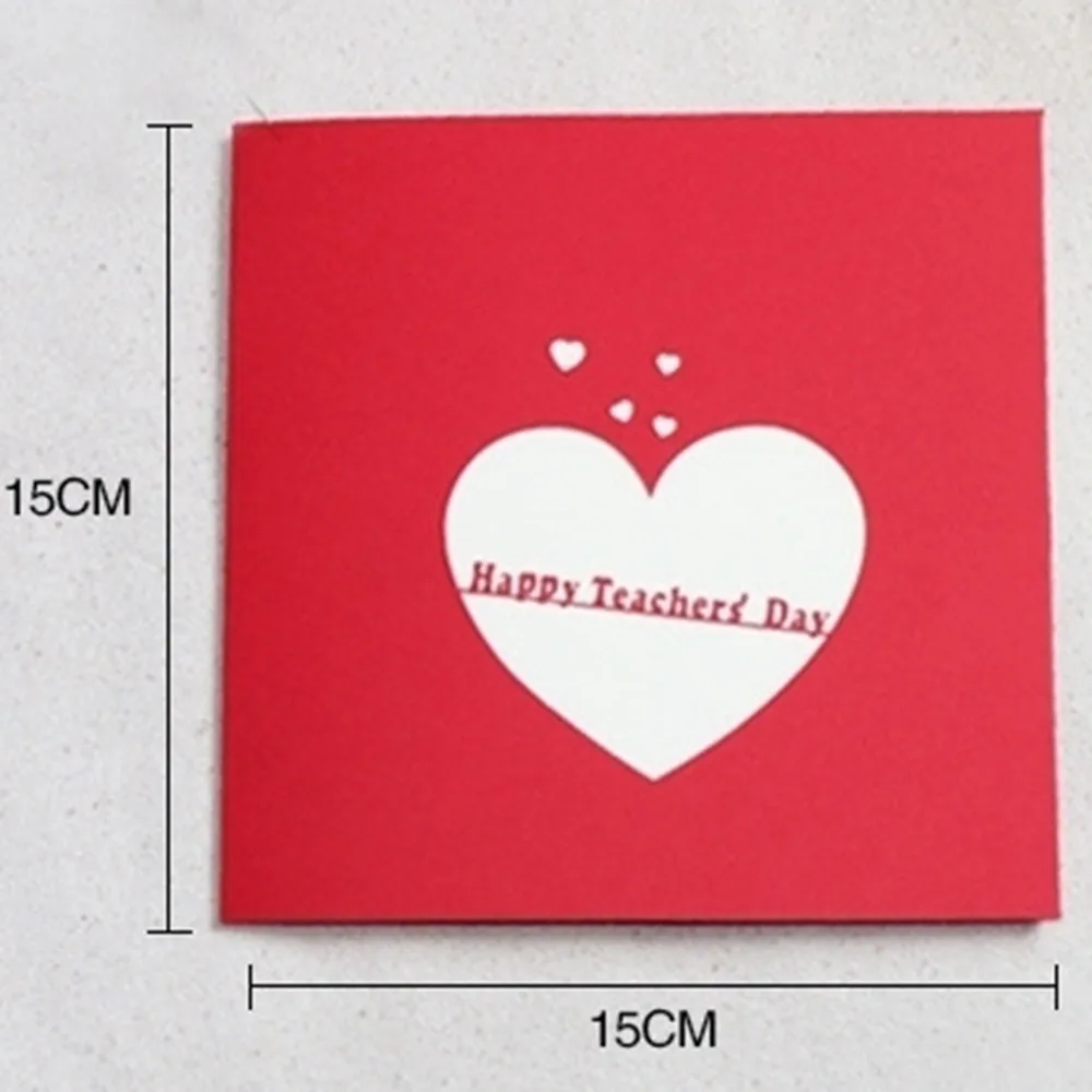 Лазерная вырезка открытка для фотографий 3D стерео поздравительная на день