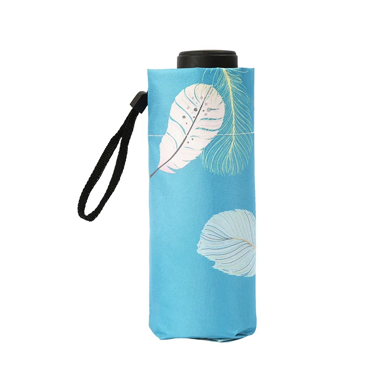 

Pocket sun umbrella rain and rain black glue small portable sunshade and anti ultraviolet umbrella