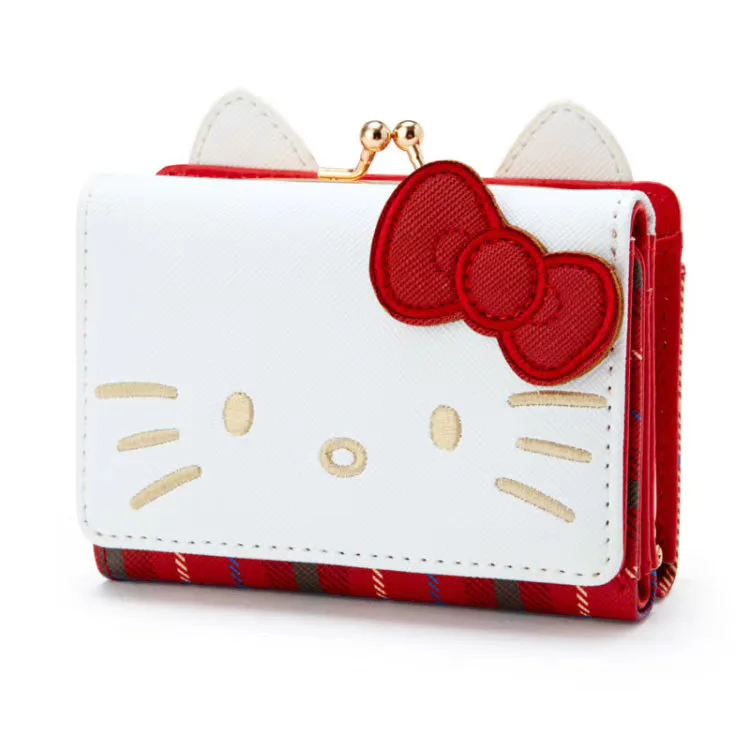 Sanrio новый симпатичный золотистый кошелек Hello Kitty с мелодией и лицом для монет