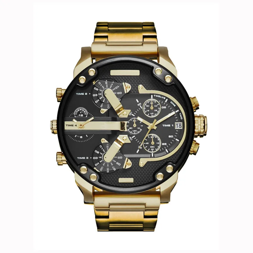 

Men's Watch Personality Big Dial Trend Watch Stainless Steel With Quartz Watch