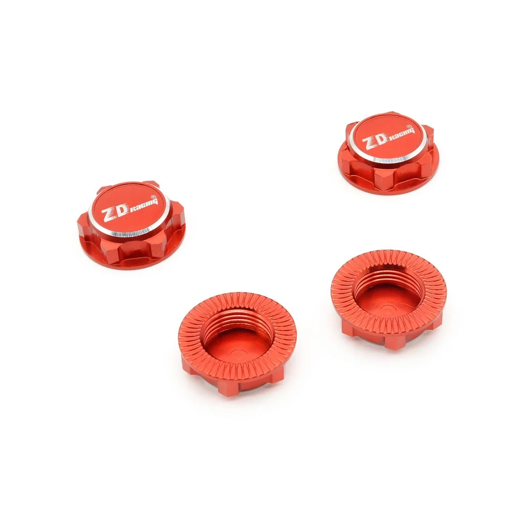 Zd Racing 4pcs Aluminium Wheel Hub Cover 17mm Hex Nut Dust Proof Upgrade Part for RC 1:8 Model Car HSP Axial HPI Traxxas Himoto | Игрушки и