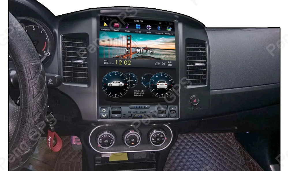 6 ядерный Android 8,1 вертикальный экран gps навигация для Mitsubishi Lancer 2007- аудио dvd-плеер 1920*1080 4K 6 ядро головного устройства