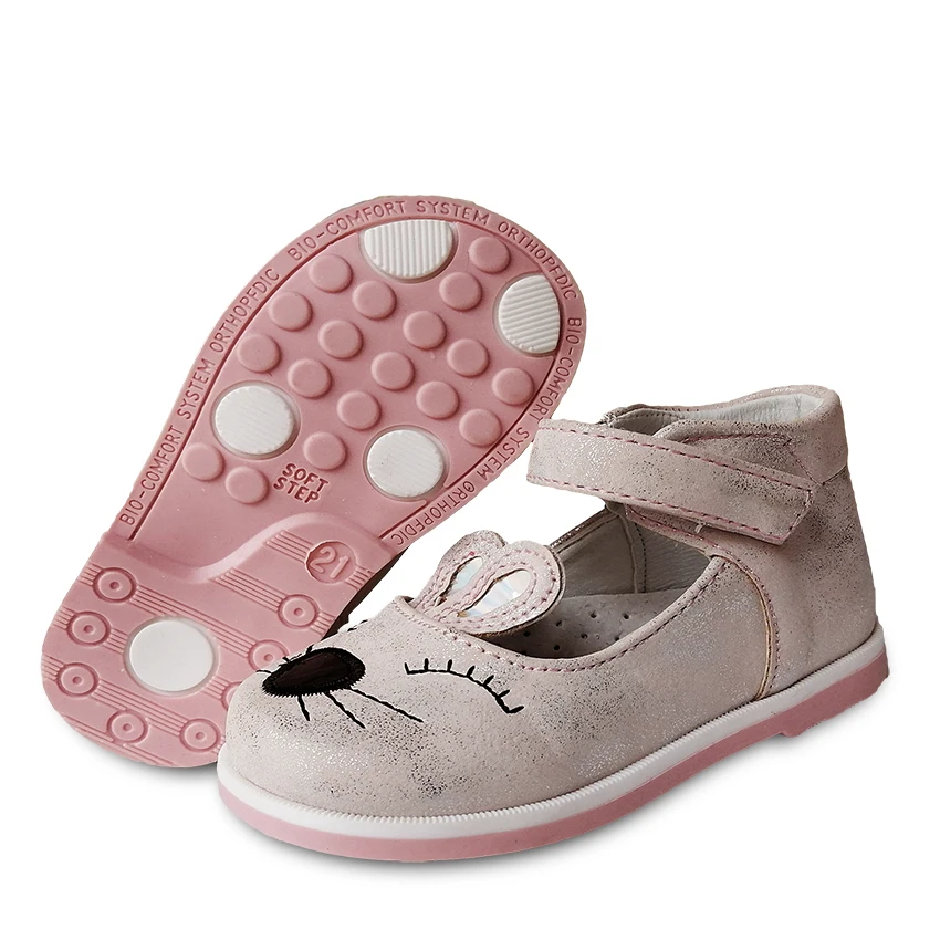 

MEW 1pair Fashion girl leather Shoes arch Support Orthopedic Children kids loverly Shoes, New Girl single shoes