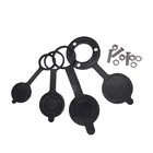 Крышка авиационного разъема GX12 GX16 GX20 GX20F, водонепроницаемая крышка от пыли, резиновый колпачок, круглый разъем, защитный рукав, 10 шт.