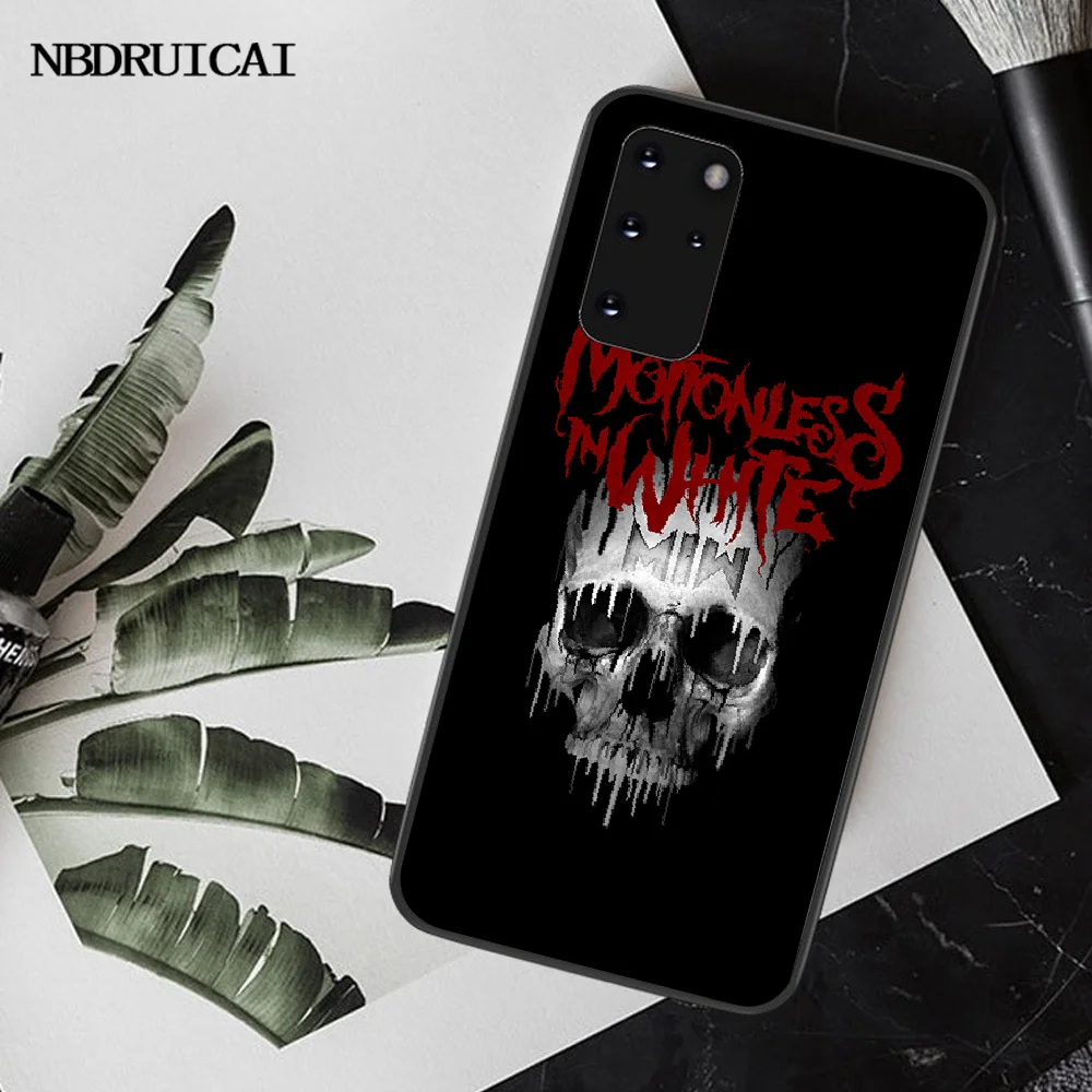 NBDRUICAI Motionless In White MIW Black TPU Soft Phone Case Cover for Samsung S20 plus Ultra S6 S7 edge S8 S9 S10 5G | Мобильные
