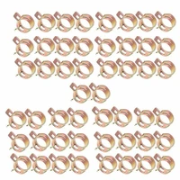 50pcs fastener 56789mm spring clip fuel water line hose pipe air tube clamps high quality spring steel car spring clip