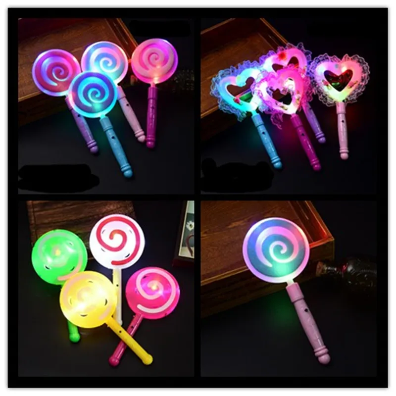 Светодиодный светящиеся палочки для маленьких девочек волшебная палочка дня