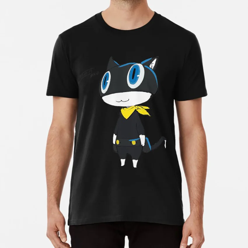 『 PERSONA 5 shirt Morgana футболка persona joker hero arsene p5 atlus главный герой ann takamaki ryuji sakamoto|Мужские
