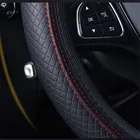 Чехол рулевого колеса автомобиля 36-39 см для Volkswagen VW Passat B5 B6 B7 Golf 4 5 6 Jetta MK4 Tiguan BORA MK5 MK6 Touran Skoda Superb