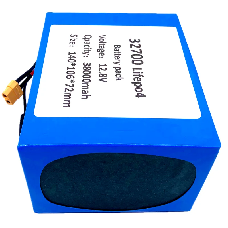 

32700 Lifepo4 Battery Pack 4S3P 12.8V 30Ah 4S 40A 100A Balanced BMS for Electric Boat and Uninterrupted Power Supply 12V