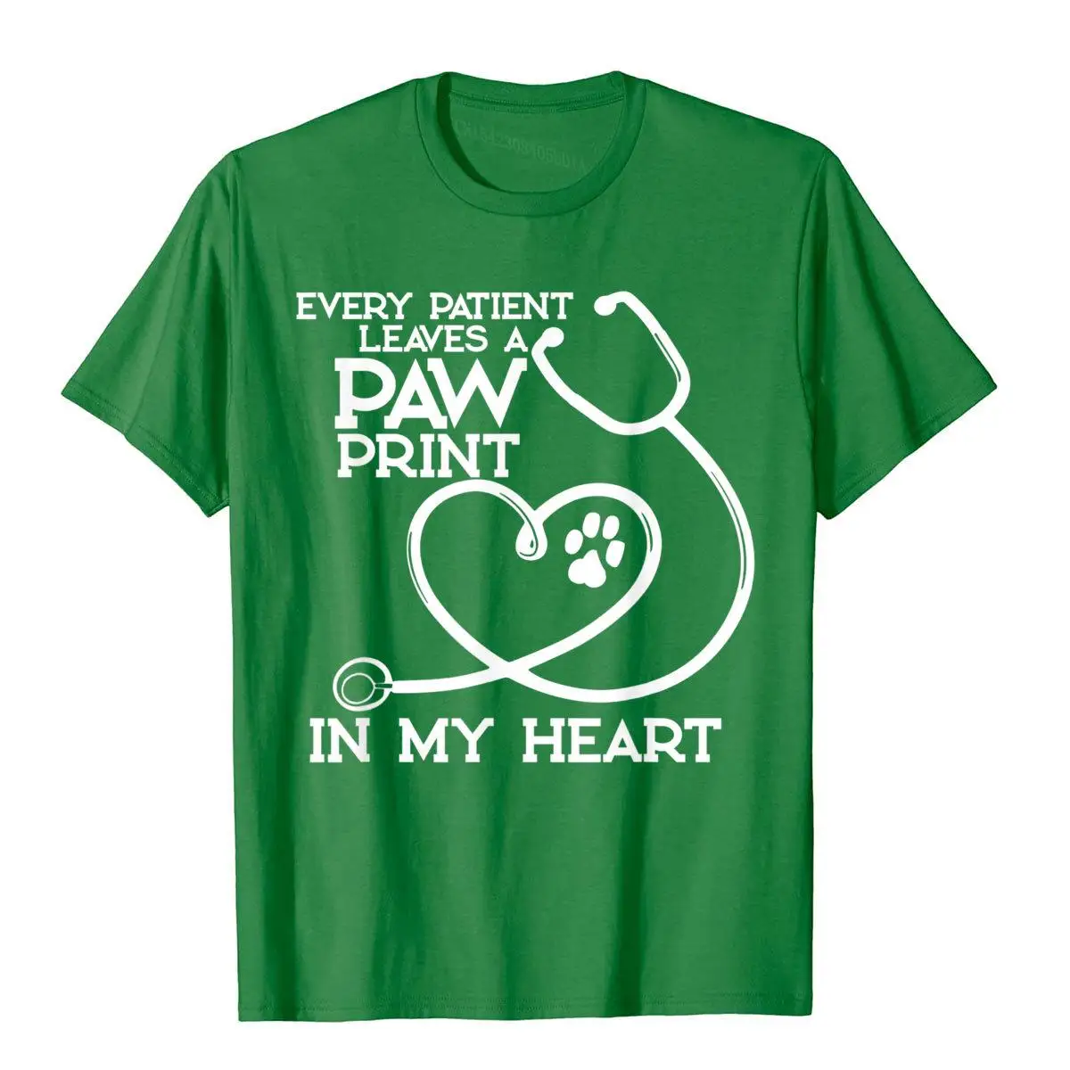 Ветеринар ветеринарный подарок забавная рубашка с принтом лап в моем сердце