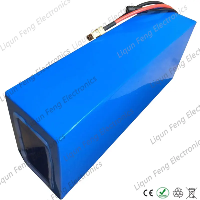 Литий ионный аккумулятор 48 в 20 Ач для электрического велосипеда 1200 Вт чехол из