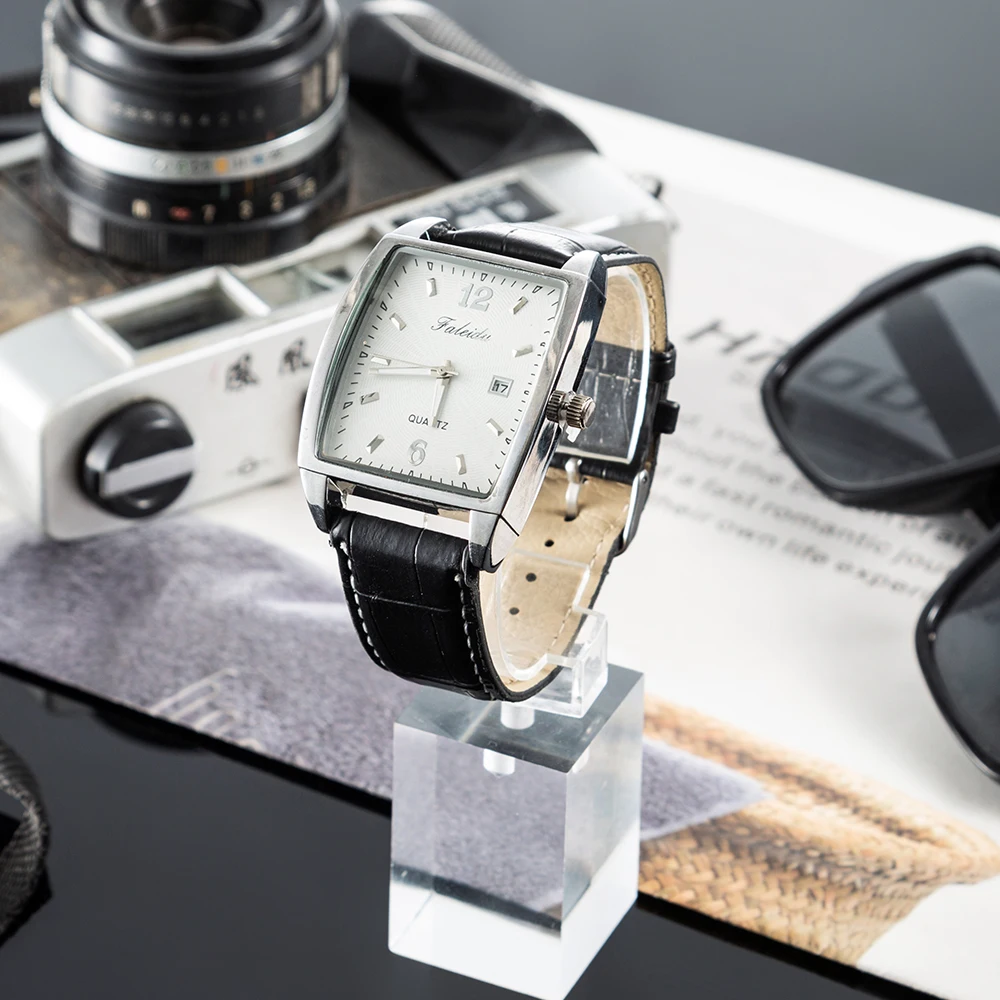 Новый дизайн 3 шт./компл. часы подарочный набор для мужчин модный браслет + сумка