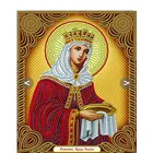 Картина из квадратныхкруглых страз с изображением девы Марии, картина из страз 5D, икона стразы, мозаика SX55