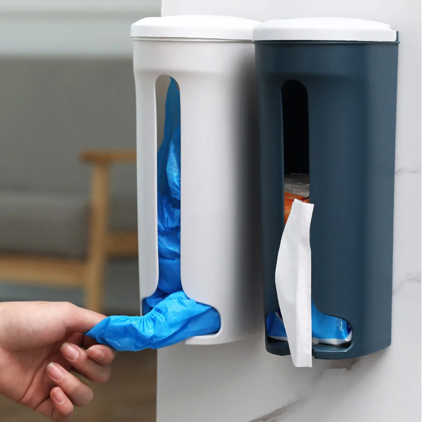 Мешок для мусора коробка хранения дома Кухня Ванная комната настенный Пластик