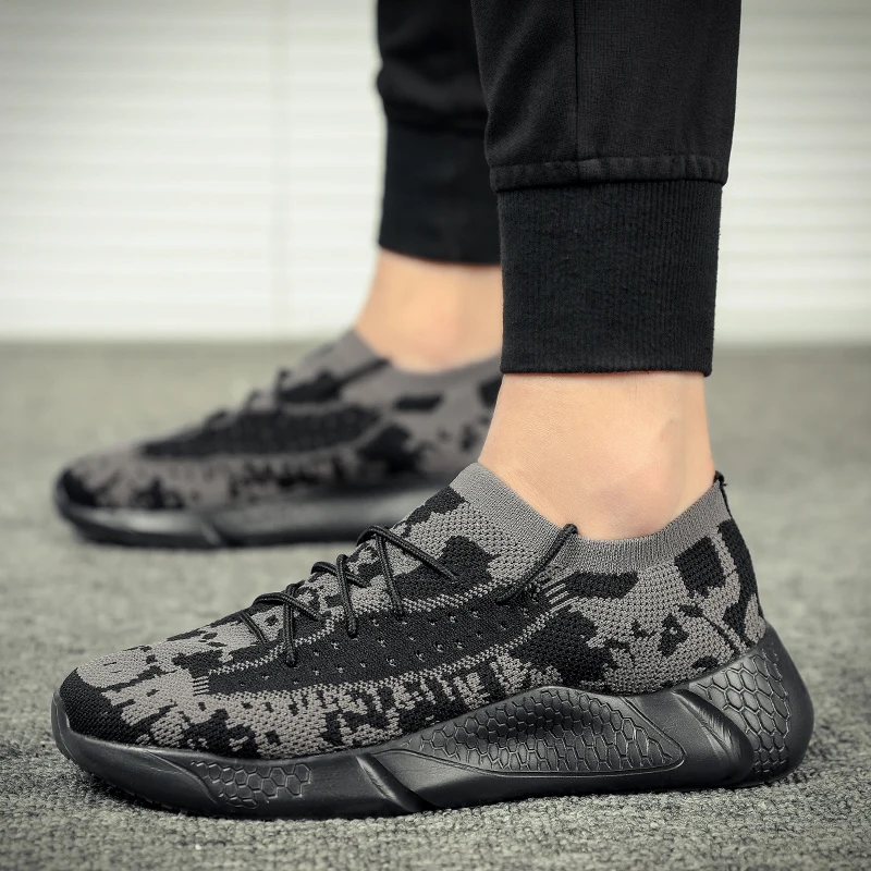 Новинка весны 2020 дышащие кроссовки для бега мужские модные летняя уличная