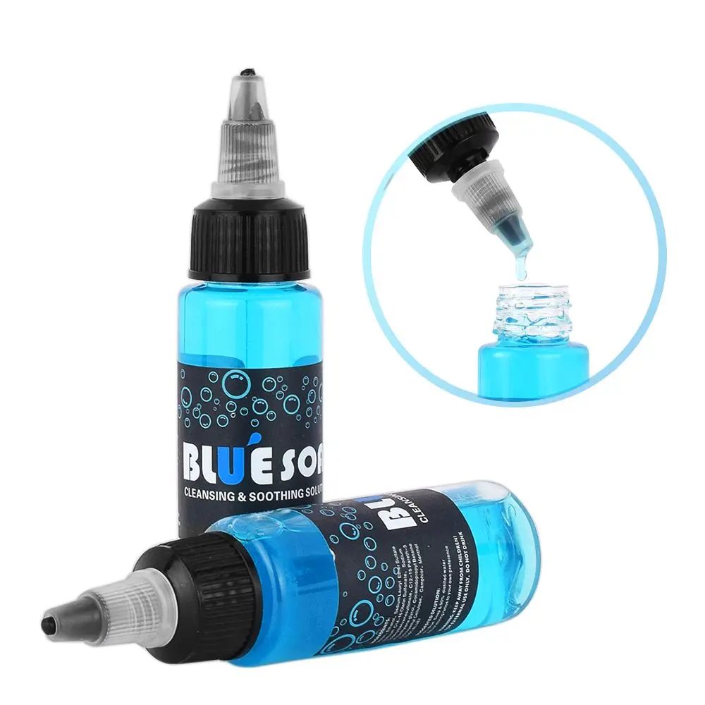 Успокаивающее средство для очистки синего мыла 40 мл|Чернила тату| |