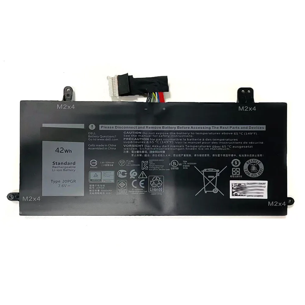 7xinbox 7 6 V 42Wh J0PGR JOPGR 1WND8 Оригинальный аккумулятор для ноутбука Dell Latitude 5285 5290 T17G X16TW