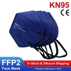 Маска для лица Navy CE FFP2, маски для лица KN95, фильтрационная маска, маска для лица, маска для защиты рта от гриппа, маска для лица