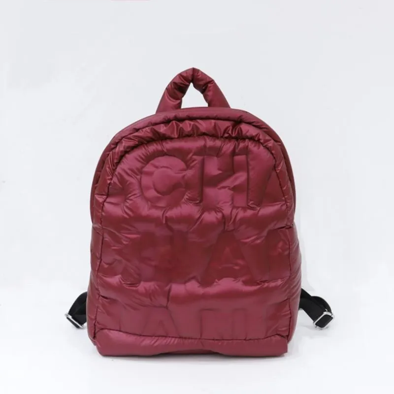 Женский водонепроницаемый рюкзак из хлопка с наполнителем перьев|Мужские