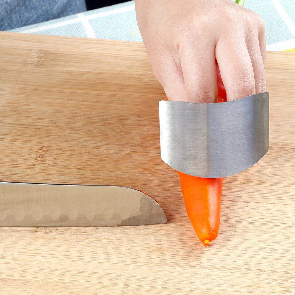 

HILIFE Knife Cutting Safety Tool Hand Protector Kitchen Tools Useful Kitchen Accessories Gadgets Stainless Steel Finger Guard