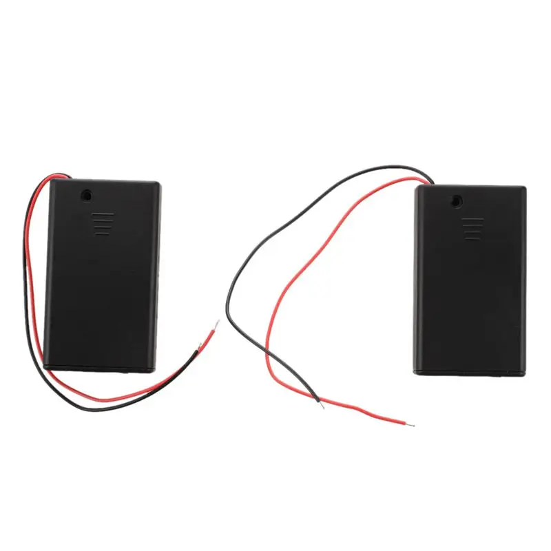 2 шт. 3 x AAA 4 5 V Чехол держатель для батареи коробка Проводная вкл/выкл