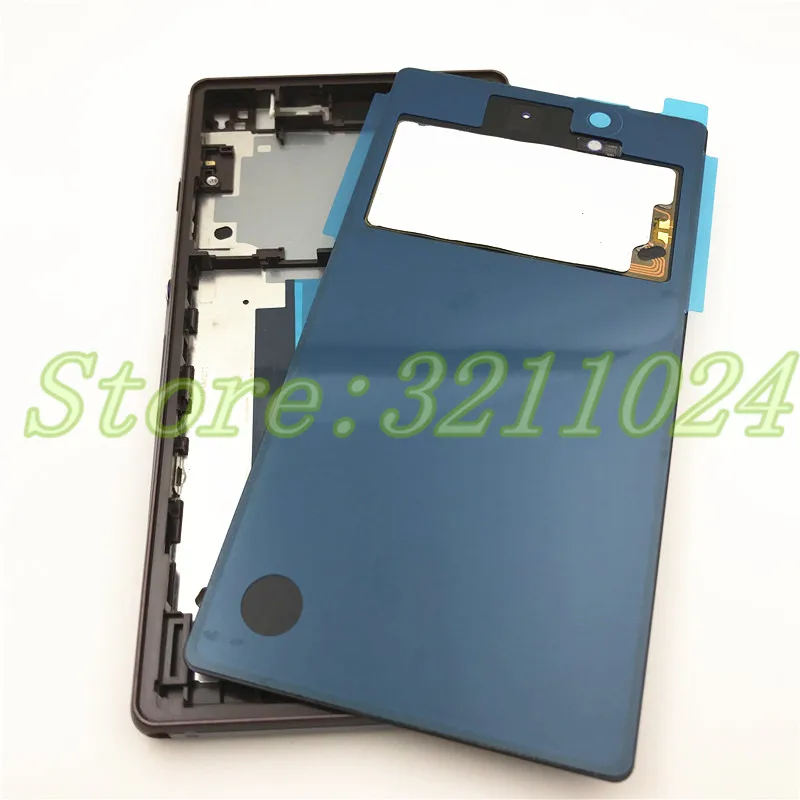 Новая сменная крышка аккумулятора для Sony Xperia Z L36h LT36 C6602 C6603 средняя рамка корпуса +