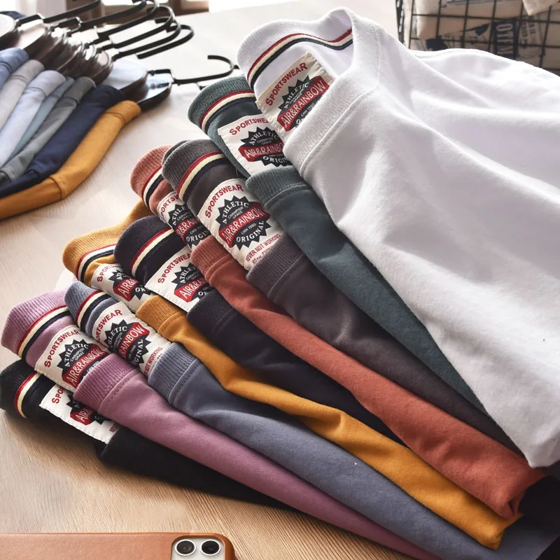 2021 New Arrival Short Sleeve European and American Men's T-shirt Plus Size High Quality Tops Tee for Promotion Wholesale T Sale