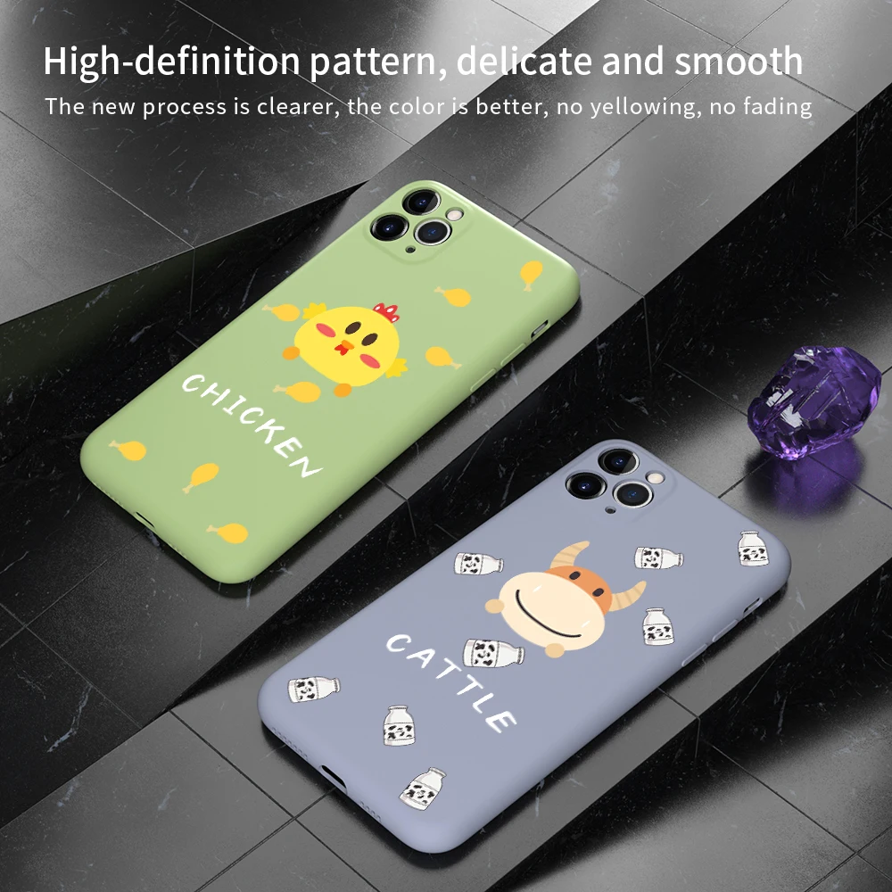 

Zodiac Cartoon Phone Case For Apple iPhone 12 11 Pro Max X XR XS Max Soft Silicone Back Cover For iPhone 7 8 Plus SE 2020 Case