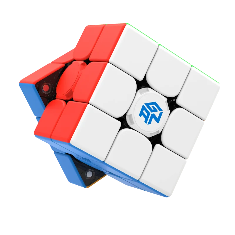 stickerless Gan356 i 3x3x3 Магнитный куб Ган 356 3x3 Волшебные Скорость куб обучающий игрушки - Цвет: stickerless