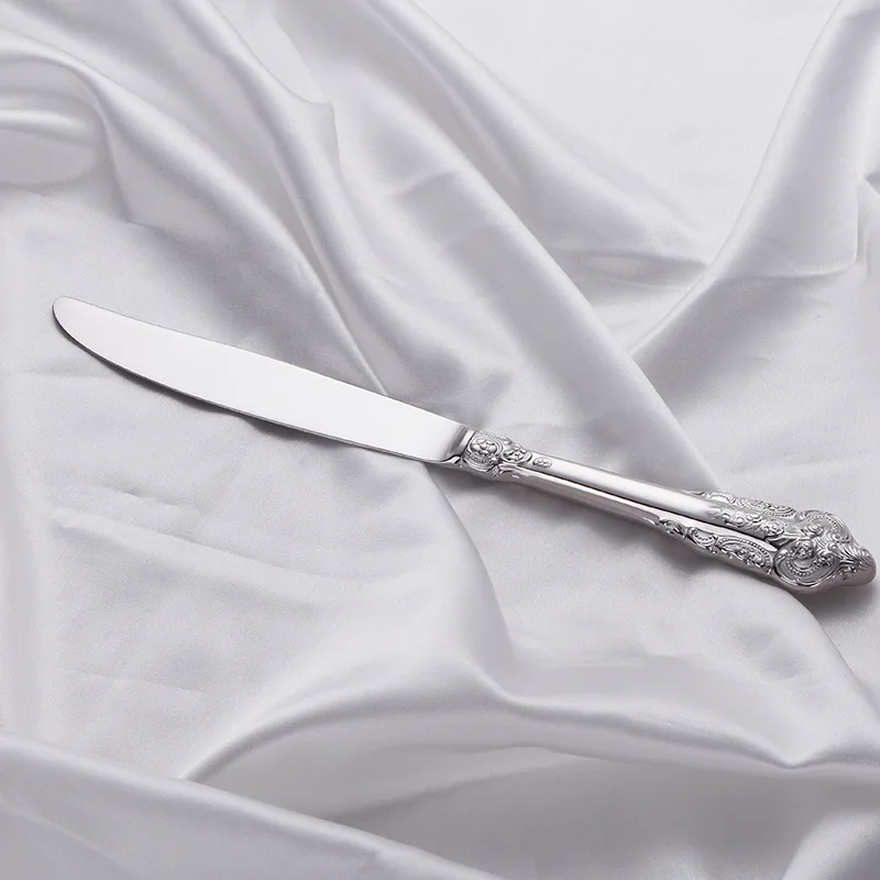 Золотые Роскошные столовые приборы из нержавеющей стали 304 креативный