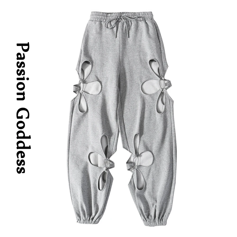 Женские спортивные костюмы из 2 предметов толстовка с вырезом в виде лепестков