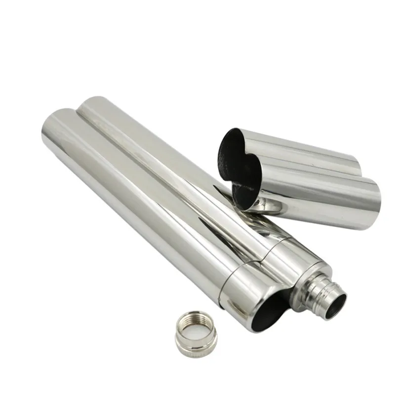 

Mini 2oz Bpa Free Creative Vodka Flagon Portable 18/8 Stainless Steel Alcohol Liquor Hip Flask With Whisky Funnel Cigar Tube