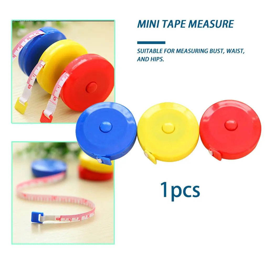 1 5 м мини автоматическая выдвижная рулетка сантиметр/дюйм линейка Гибкая ярких