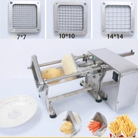 profession stainless steel electric potatoes french fries chips cutter slicer cut vegetables onion carrots machine tool 3 blades