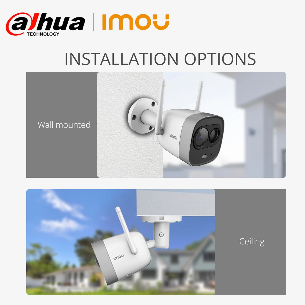 Imou 1080P Bullet WiFi камера с двойной антенной открытый IP67 всепогодный микрофон