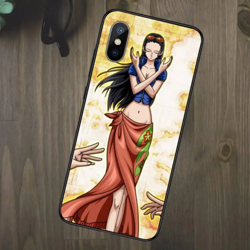 

One Piece Nico Robin Anime Phone Case for iPhone 11 12 mini pro XS MAX 8 7 6 6S Plus X 5S SE 2020 XR