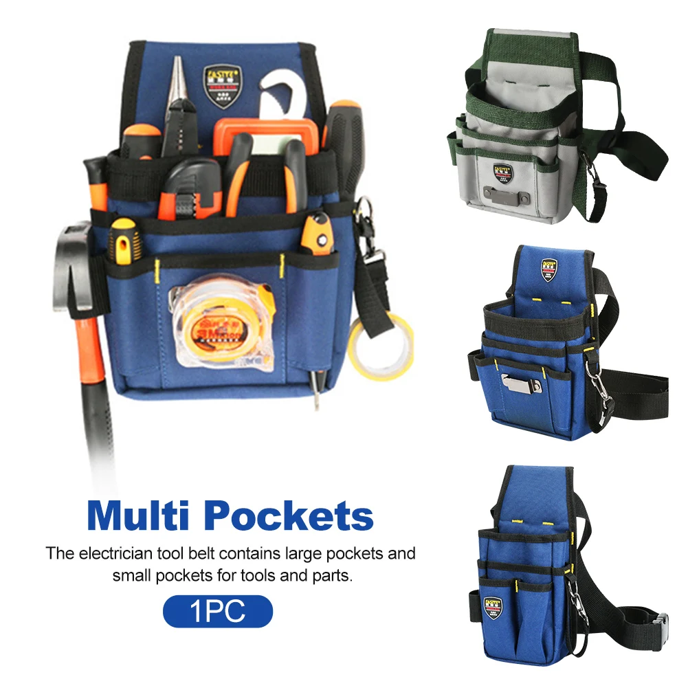 

Multi Function Electrician's Repair Kit Tools Bag High-Capacity Storage Bag Pocket Belt Pouch Electrician Tools Organizer Waist